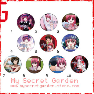 Elfen Lied エルフェンリートAnime Pinback Button Badge Set 1a or 1b ( or Hair Ties / 4.4 cm Badge / Magnet / Keychain Set )